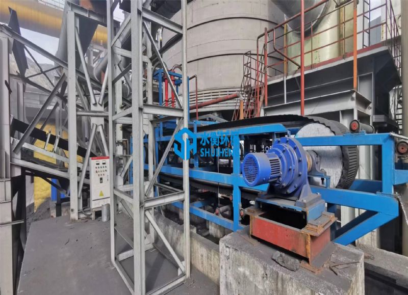 河津带式真空过滤机安装调试完毕